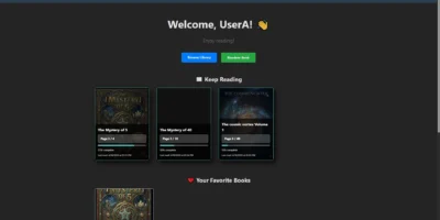 Readabook project with React