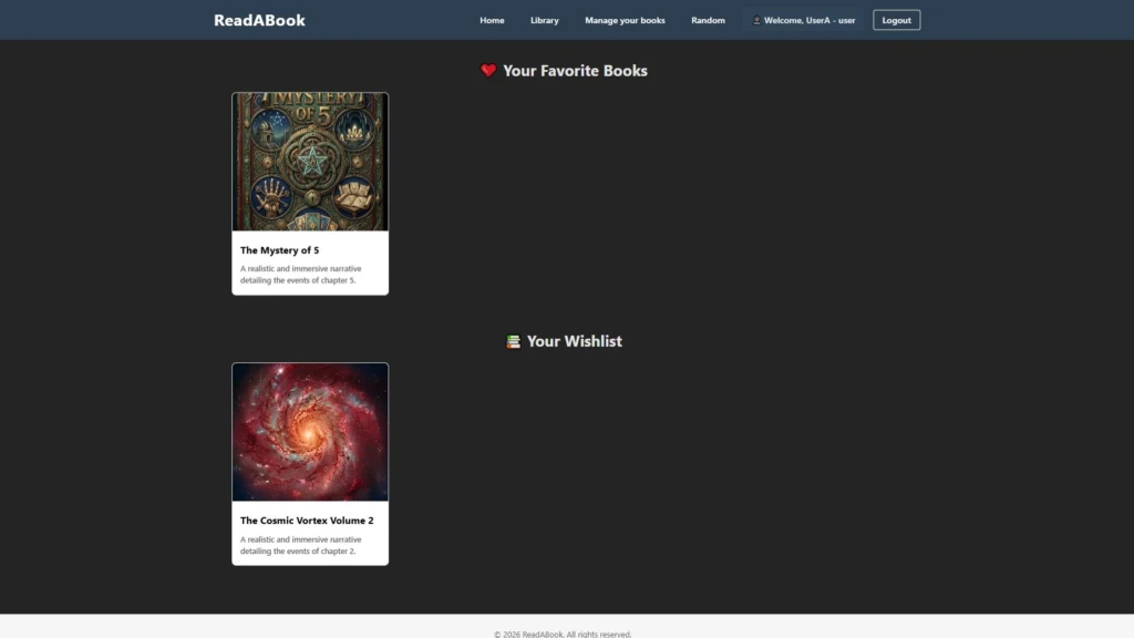 Readabook project with React Readabook project with React