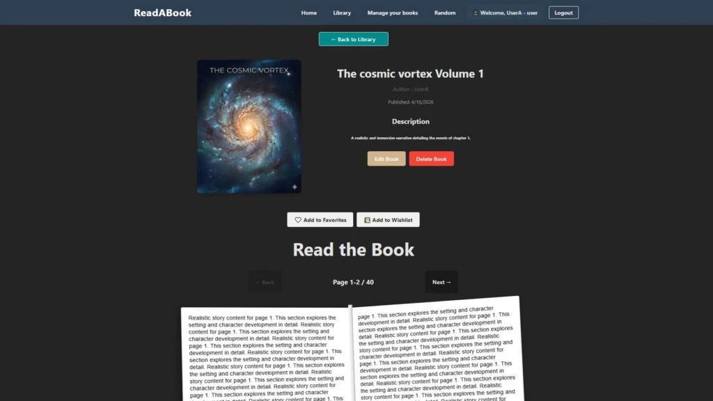 Readabook project with React Readabook project with React