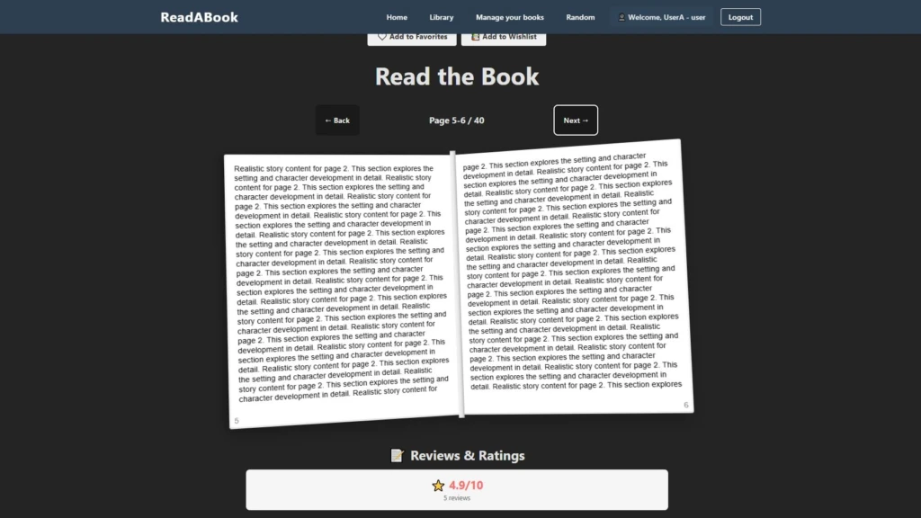 Readabook project with React Readabook project with React