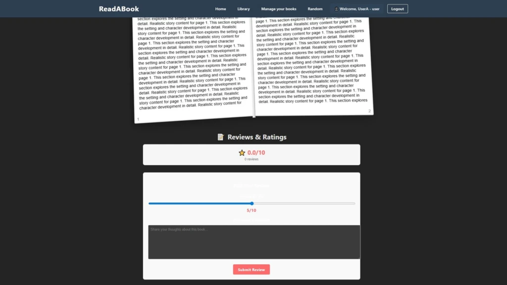 Readabook project with React Readabook project with React