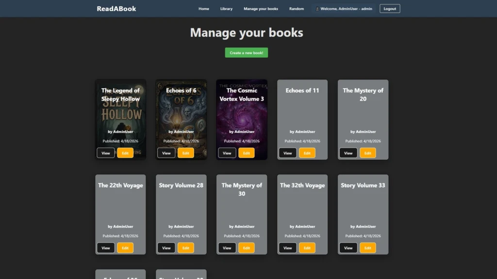 Readabook project with React Readabook project with React